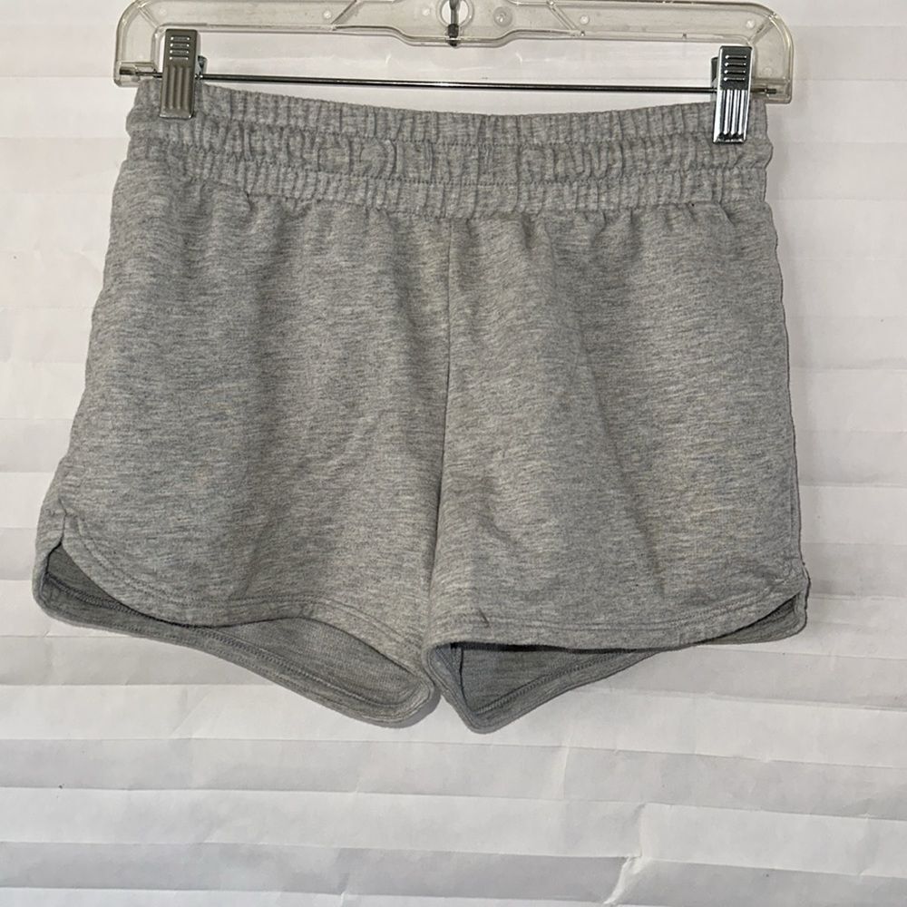 Cat & Jack Gray Pull On Shorts Kids Size XL 14/16 Elastic Waistband Soft Comfy